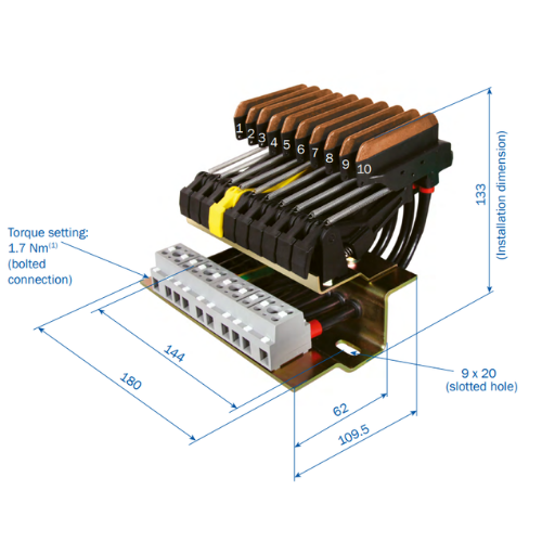 SA-KESR32-55S/14PE-21 Bộ truyền điện Vahle Vietnam